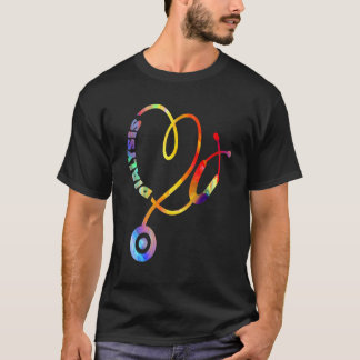 T-shirt Infirmier technicien de dialyse Rein Il bat