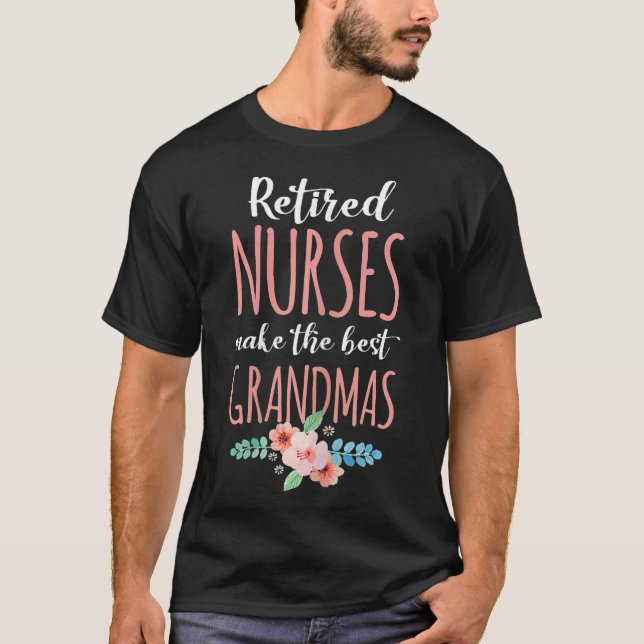 T-shirt Infirmière à la retraite Cadeau de retraite pour g (Devant)