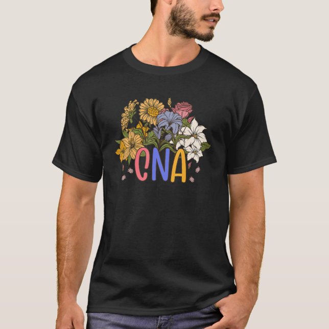 T-shirt Infirmière adjointe certifiée de la journée Cute C (Devant)