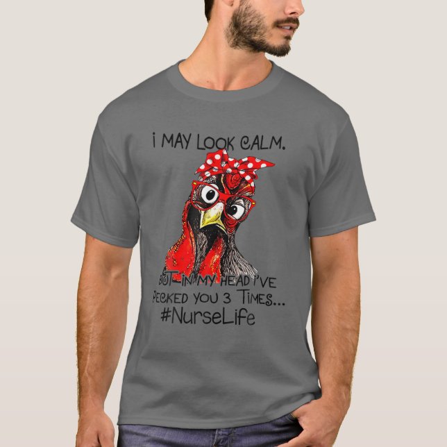 T-shirt Infirmière amusante, travailleuse en santé (Devant)