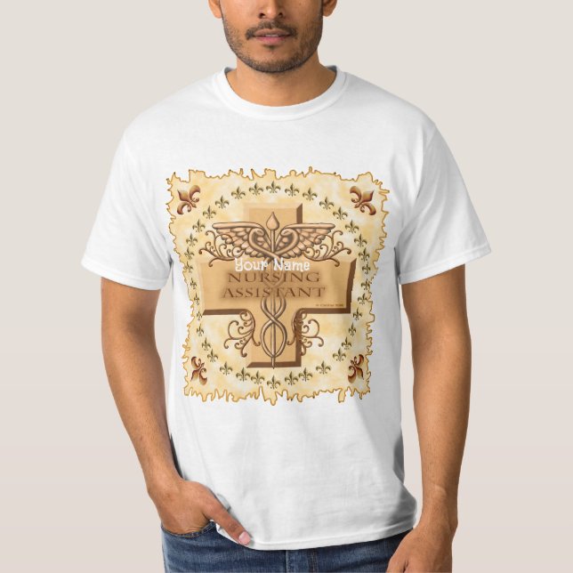 T-shirt Infirmière Caduceus (Devant)