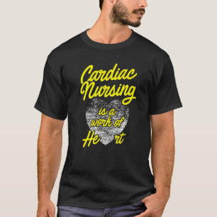 T-shirt Infirmière cardiaque travail cardiologie cns soins