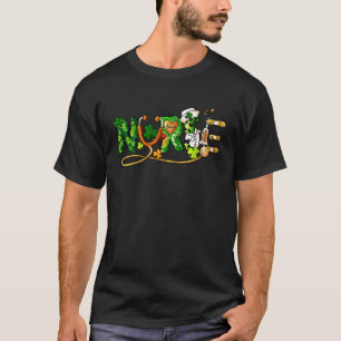 T-shirt Infirmière chanceuse de la Saint-Patrick