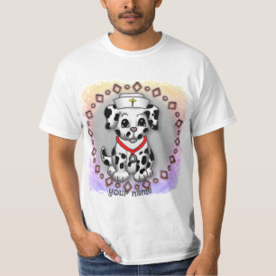 T-shirt Infirmière Chien Chien Chien Chien Chien Chien Chi