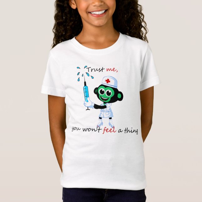 T-Shirt Infirmière Chimpoo (Devant)