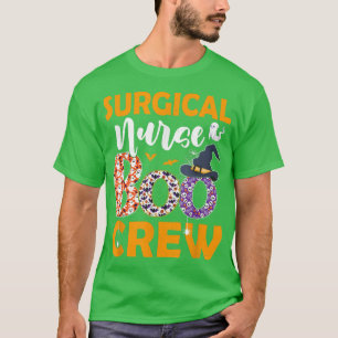 T-shirt Infirmière chirurgicale Boo Crew Éffrayant Boo Gho