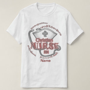 T-shirt Infirmière chrétienne axiom