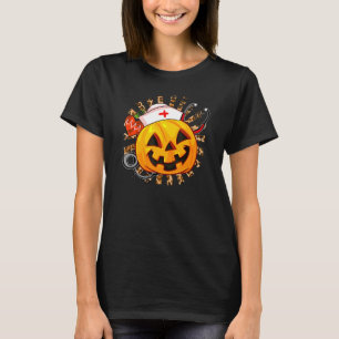 T-shirt Infirmière citrouille Scary Costume d'Halloween RN