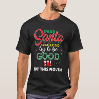 T-shirt Infirmière CNA Noël - Drôle Cher Santa J'ai vraime