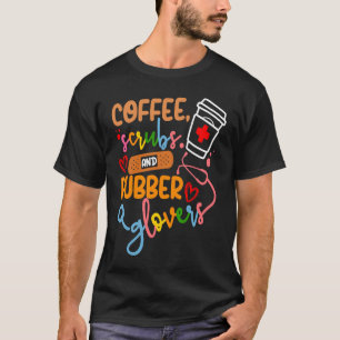 T-shirt Infirmière cool Citer des gommes à café et des gan