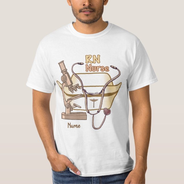 T-shirt infirmière cool RN (Devant)