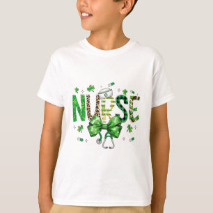 T-shirt Infirmière Coquette Irlandaise Stethoscope Tenue d