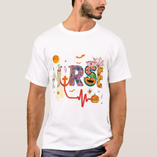 T-shirt Infirmière Costume Halloween Stethoscope Pump puls