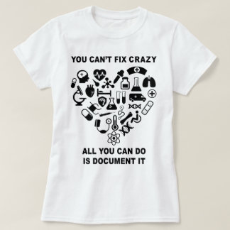 T-shirt Infirmière Cute Coeur Infirmière Funny