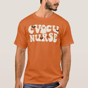 T-shirt Infirmière CVICU Halloween Cardiovasculaire ICU In
