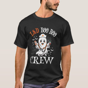 T-shirt Infirmière d'accouchement Boo Crew Drôle Halloween