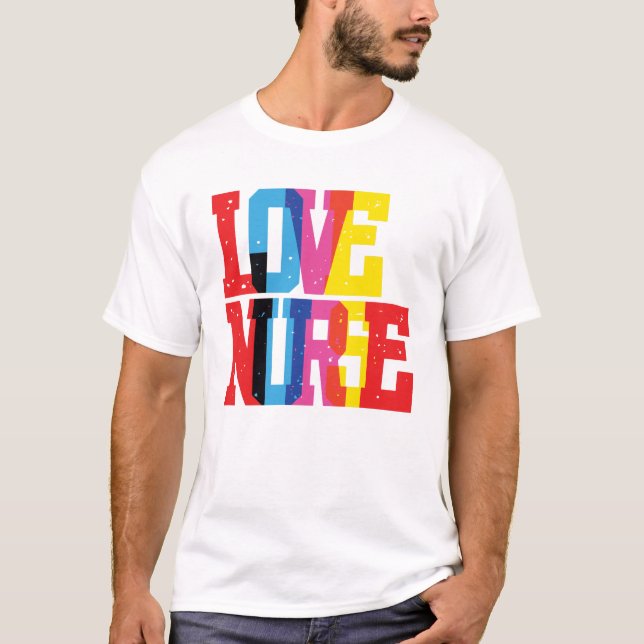 T-shirt Infirmière d'amour (Devant)