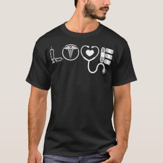 T-shirt Infirmière d'amour Cute Infirmière ER Infirmière d