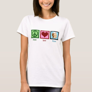 T-shirt Infirmière d'amour de paix