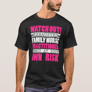 T-shirt Infirmière de famille Praticien Vêtement Cute Fnp