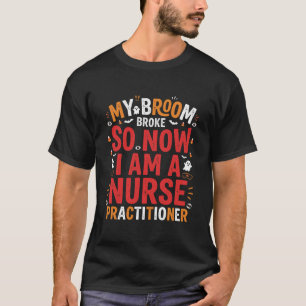 T-shirt Infirmière de Halloween Balai Cassa Conception