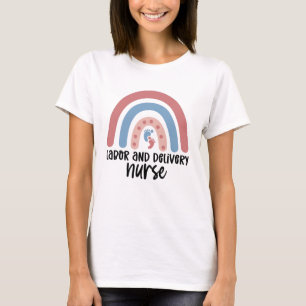 T-shirt Infirmière de la main-d'oeuvre et de l'accoucheme