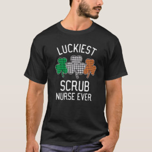 T-shirt Infirmière de la plus chanceuse jamais St Patrick'