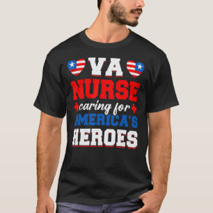 T-shirt Infirmière de l'AV soignant les héros d'Amérique v