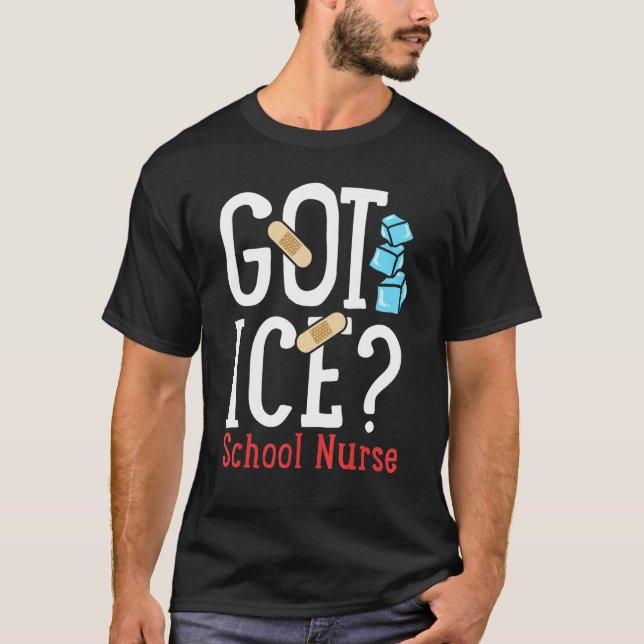 T-shirt Infirmière de l'école de glace (Devant)