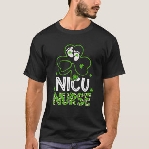 T-shirt Infirmière de l'USIN Stethoscope Néonatal Léopard