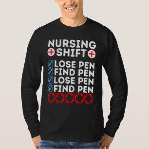 T-shirt Infirmière de nuit Jour Citation Semaine des infir