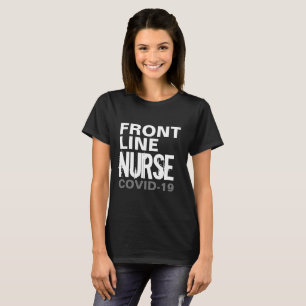 T-shirt Infirmière de première ligne Covid Travailleur ess