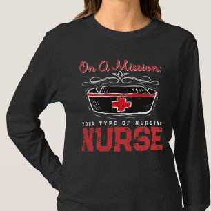 T-shirt Infirmière de salle d'opération Graphique de retra