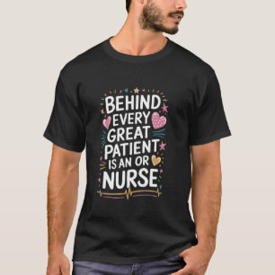 T-shirt Infirmière de salle d'opération médicale conceptio