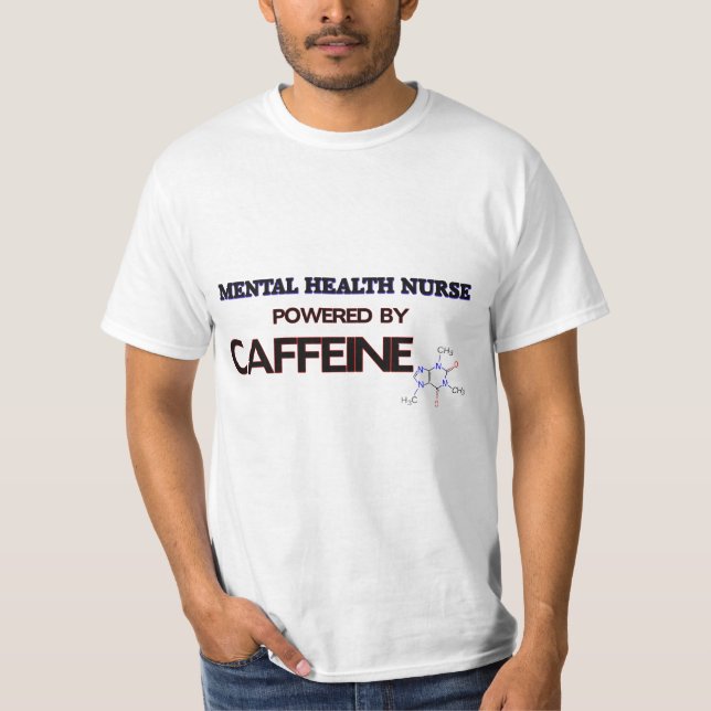 T-shirt Infirmière de santé mentale actionnée par la (Devant)