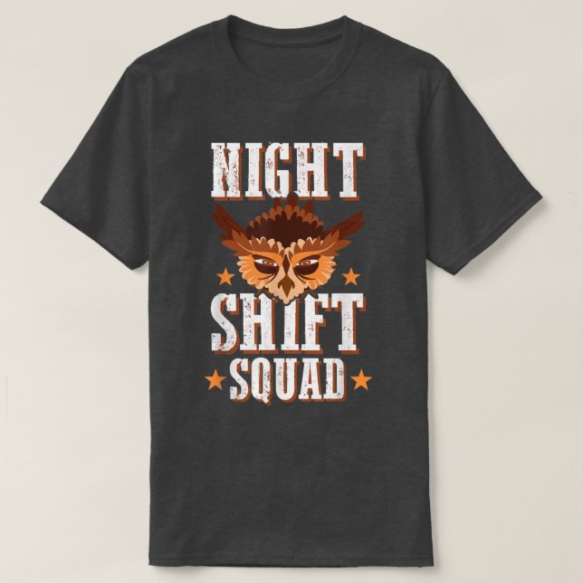 T-shirt Infirmière de service de cimetière RN Travailleur  (Design devant)