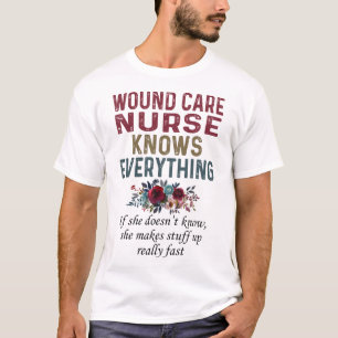 T-shirt Infirmière de soins de santé connaît tout