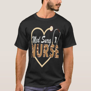 T-shirt Infirmière de surg Med Leopard Infirmières Semaine