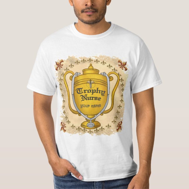 T-shirt Infirmière de trophée (Devant)