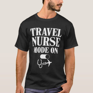 T-shirt Infirmière de voyage Vêtements drôle Meilleures in