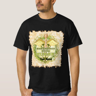 T-shirt Infirmière des UR Caducée en or
