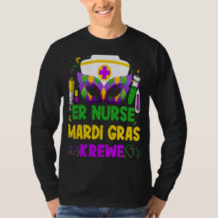 T-shirt Infirmière des urgences Krewe Masque de soins infi