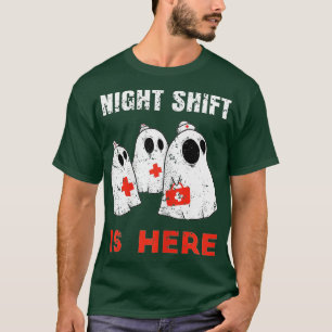 T-shirt Infirmière d'Halloween et Docteur Médicale Night S