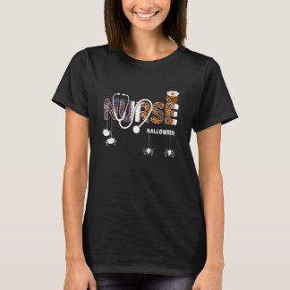 T-shirt Infirmière d'Halloween Soins infirmiers Cute Trava
