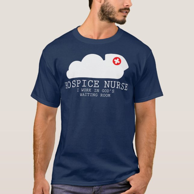 T-shirt Infirmière D'Hospice RN Médicale Fin De Vie Soins  (Devant)
