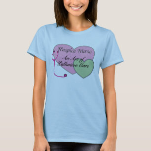 T-shirt Infirmière d'hospice un art des soins palliatifs