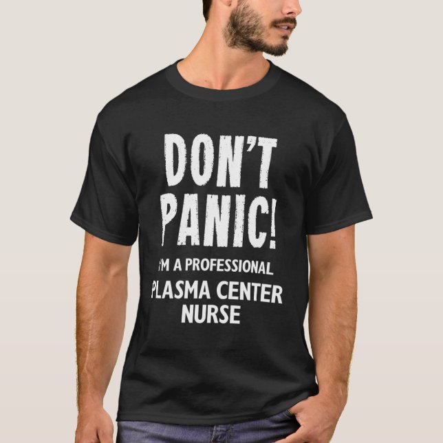 T-shirt Infirmière du Centre Plasma (Devant)