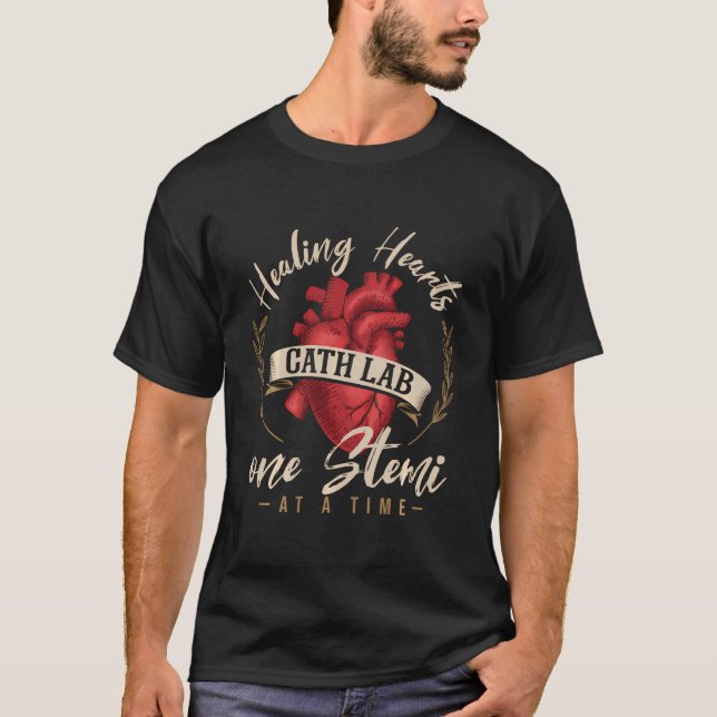 T-shirt Infirmière du laboratoire de cardiologie (Devant)