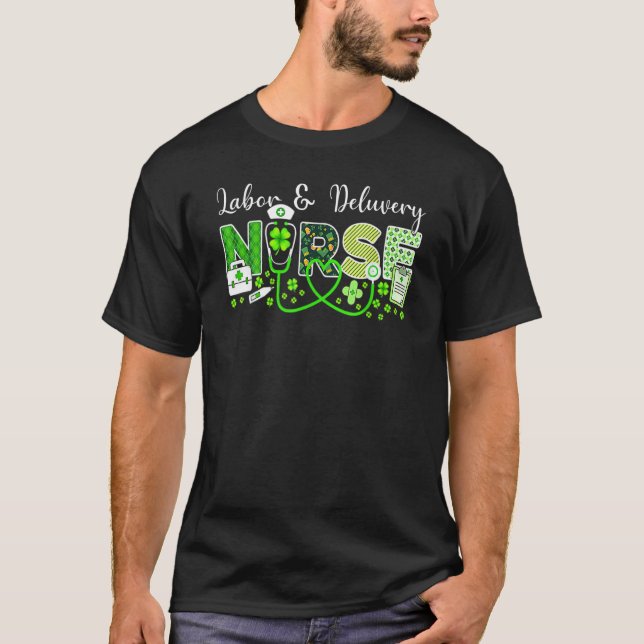 T-shirt Infirmière du travail et de la prestation L & D In (Devant)