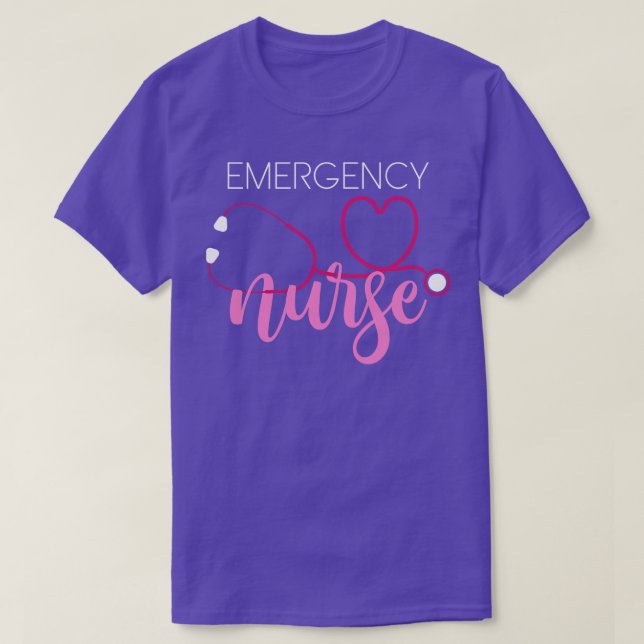 T-shirt Infirmière d'urgence - Ambulance Cadeau Infirmière (Design devant)